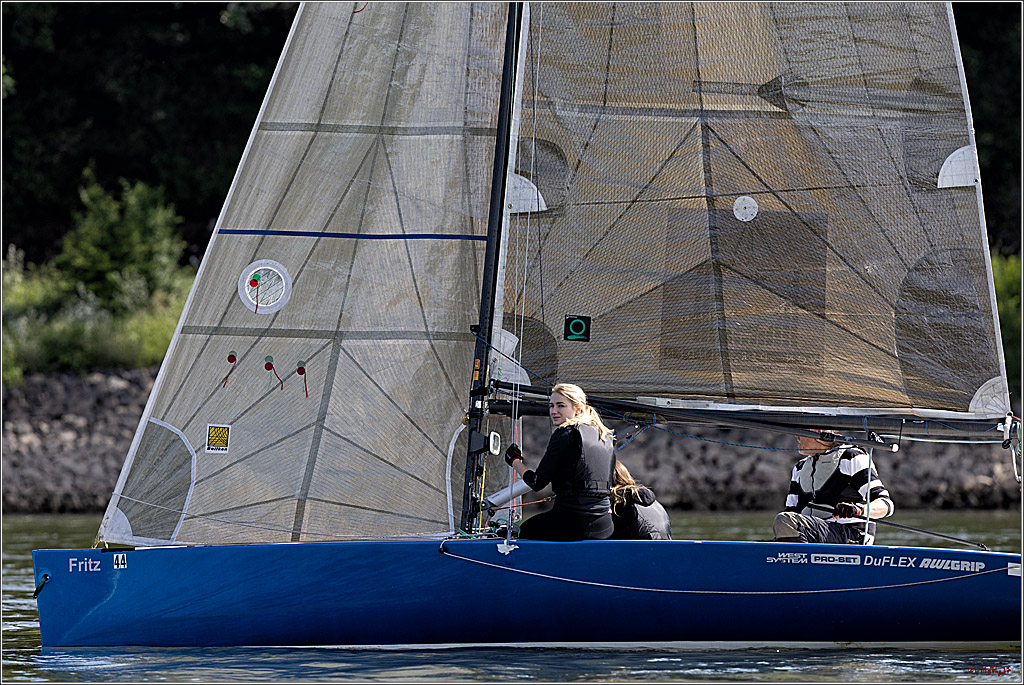 100 Jahre Rheinwoche 2022 - 1. Wettfahrt Porz - Hitdorf, 03.06.2022,